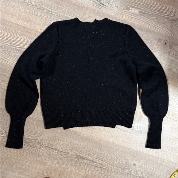 Frame  Black Cashmere Crew Neck Sweater - Picture 9 of 10